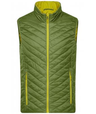 Men Men's Lightweight Vest Jungle-green/acid-yellow 8270