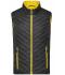 Herren Men's Lightweight Vest Black/yellow 8270