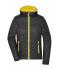 Damen Ladies' Lightweight Jacket Black/yellow 8271