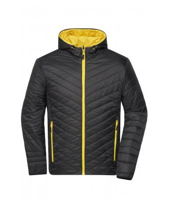 Men Men's Lightweight Jacket Black/yellow 8272