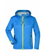 Ladies Ladies' Outdoor Jacket Aqua/acid-yellow 8280