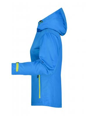 Damen Ladies' Outdoor Jacket Aqua/acid-yellow 8280