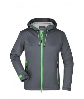 Damen Ladies' Outdoor Jacket Iron-grey/green 8280
