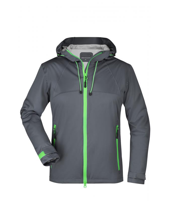 Damen Ladies' Outdoor Jacket Iron-grey/green 8280