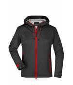 Damen Ladies' Outdoor Jacket Black/red 8280