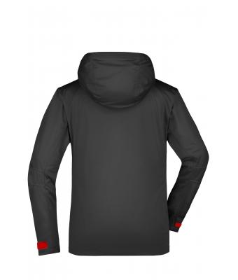 Dames Ladies' Outdoor Jacket Zwart/rood 8280