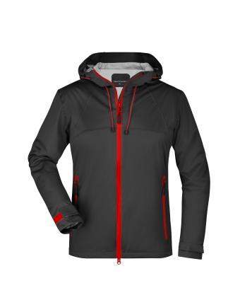Dames Ladies' Outdoor Jacket Zwart/rood 8280