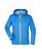 Femme Veste trekking femme Aqua/jaune-acide 8280