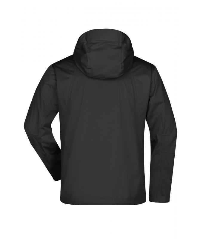 Men Men's Outdoor Jacket Black/silver 8281