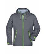 Men Men's Outdoor Jacket Iron-grey/green 8281