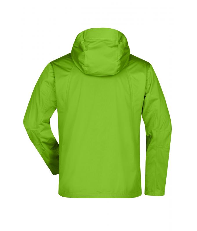 Men Men's Outdoor Jacket Spring-green/iron-grey 8281
