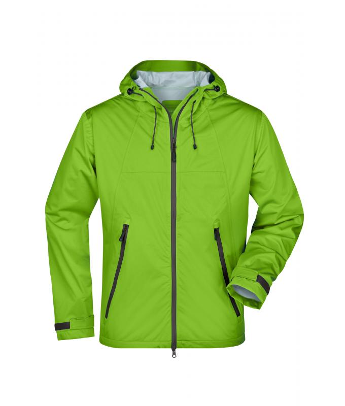 Men Men's Outdoor Jacket Spring-green/iron-grey 8281