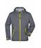 Men Men's Outdoor Jacket Iron-grey/yellow 8281