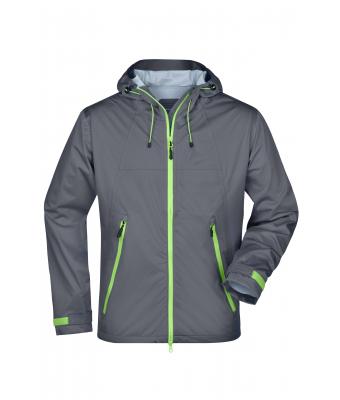Heren Men's Outdoor Jacket Ijzergrijs/groen 8281