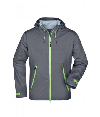 Herren Men's Outdoor Jacket Iron-grey/green 8281