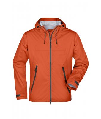 Men Men's Outdoor Jacket Dark-orange/iron-grey 8281