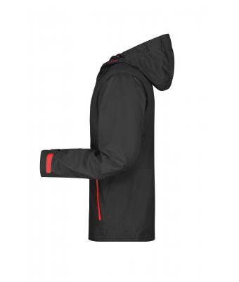 Herren Men's Outdoor Jacket Black/red 8281