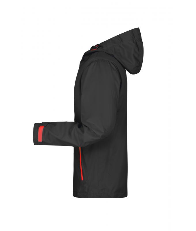 Herren Men's Outdoor Jacket Black/red 8281
