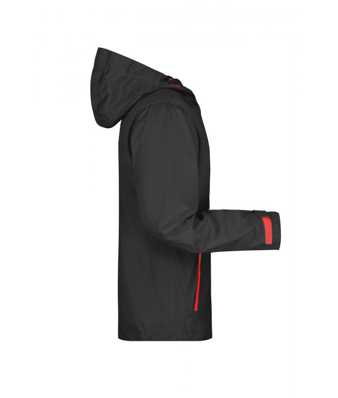 Herren Men's Outdoor Jacket Black/red 8281