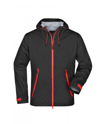 Herren Men's Outdoor Jacket Black/red 8281