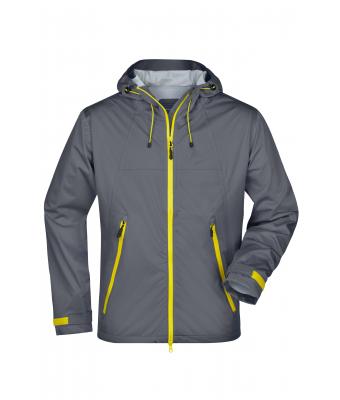 Homme Veste trekking homme Gris-vert/jaune 8281