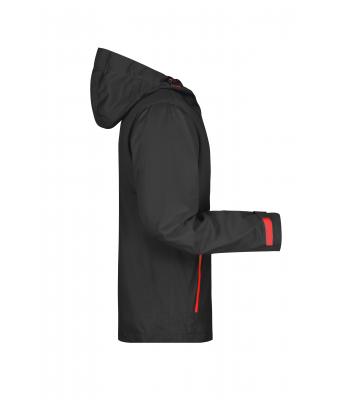 Homme Veste trekking homme Noir/rouge 8281