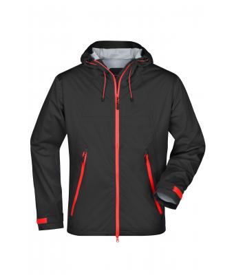 Homme Veste trekking homme Noir/rouge 8281