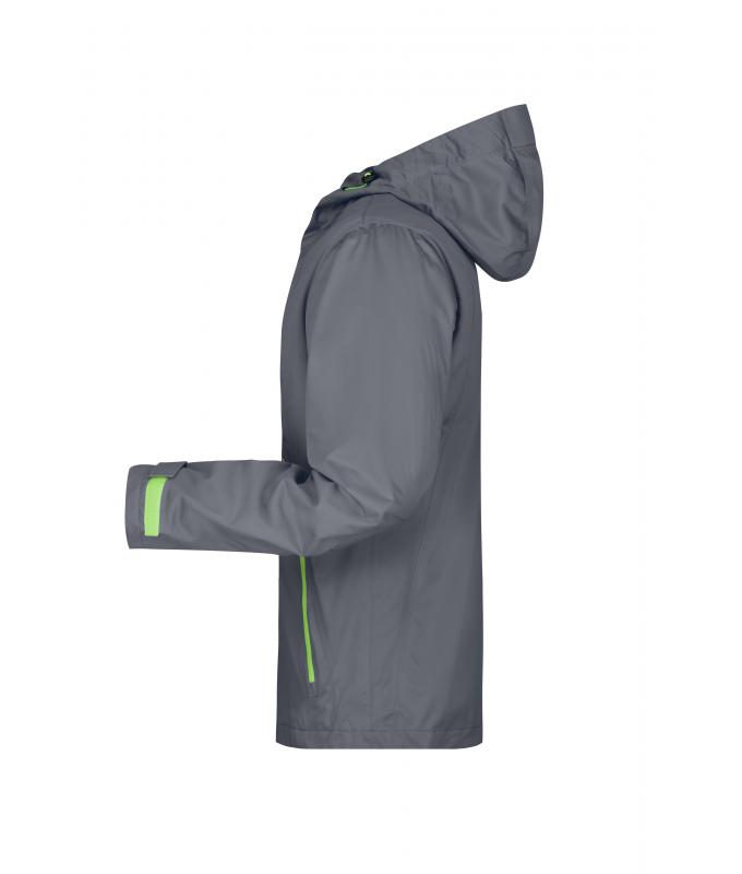 Homme Veste trekking homme Gris-fer/vert 8281