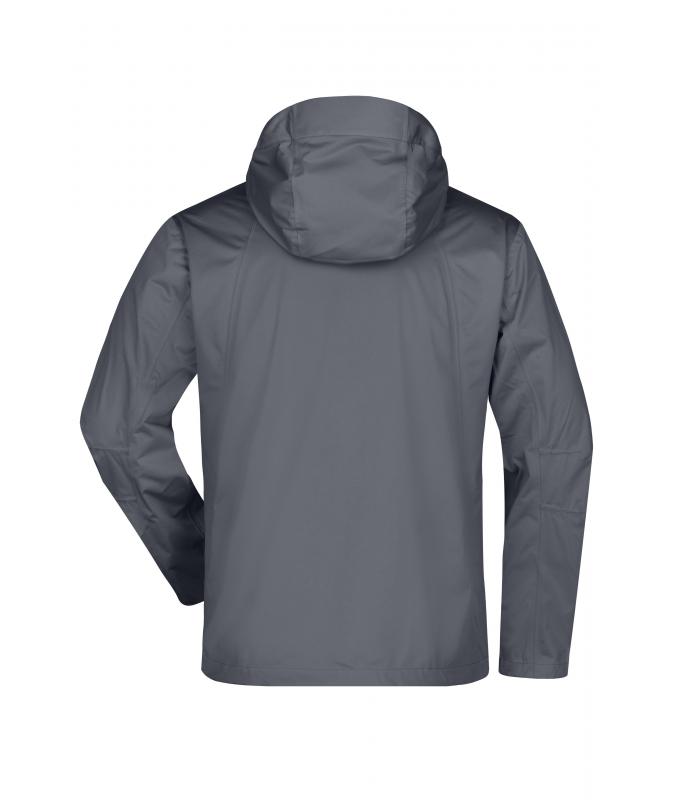 Homme Veste trekking homme Gris-fer/vert 8281