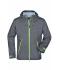 Homme Veste trekking homme Gris-fer/vert 8281