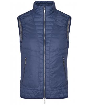 Ladies Ladies' Lightweight Vest Navy/silver 8333