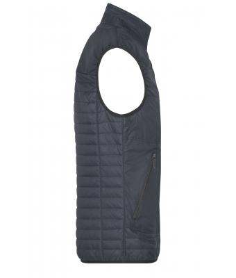 Homme Gilet léger homme Noir/argent 8335