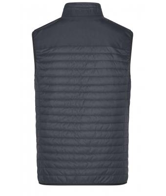 Homme Gilet léger homme Noir/argent 8335