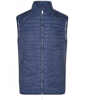 Men Men's Lightweight Vest Navy/silver 8335