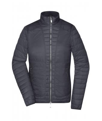 Damen Ladies' Lightweight Jacket Black/silver 8336