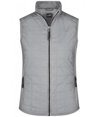 Damen Ladies' Hybrid Vest Silver/silver 8330