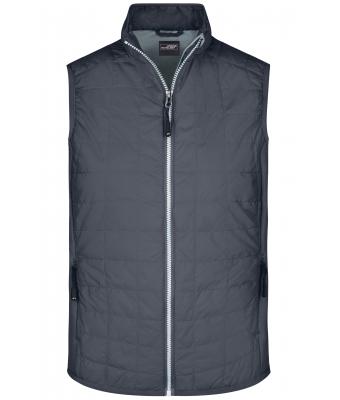 Homme Gilet hybride homme Noir/argent 8344