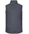 Men Men's Hybrid Vest Black/silver 8344