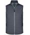 Men Men's Hybrid Vest Black/silver 8344