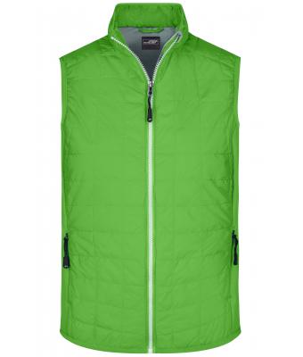 Men Men's Hybrid Vest Spring-green/silver 8344
