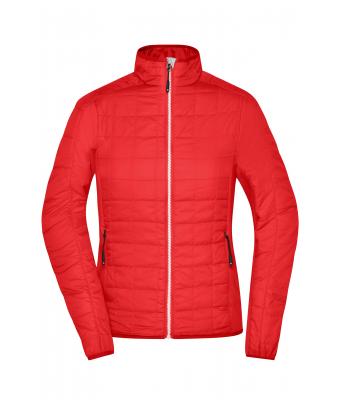 Ladies Ladies' Hybrid Jacket Light-red/silver 8345