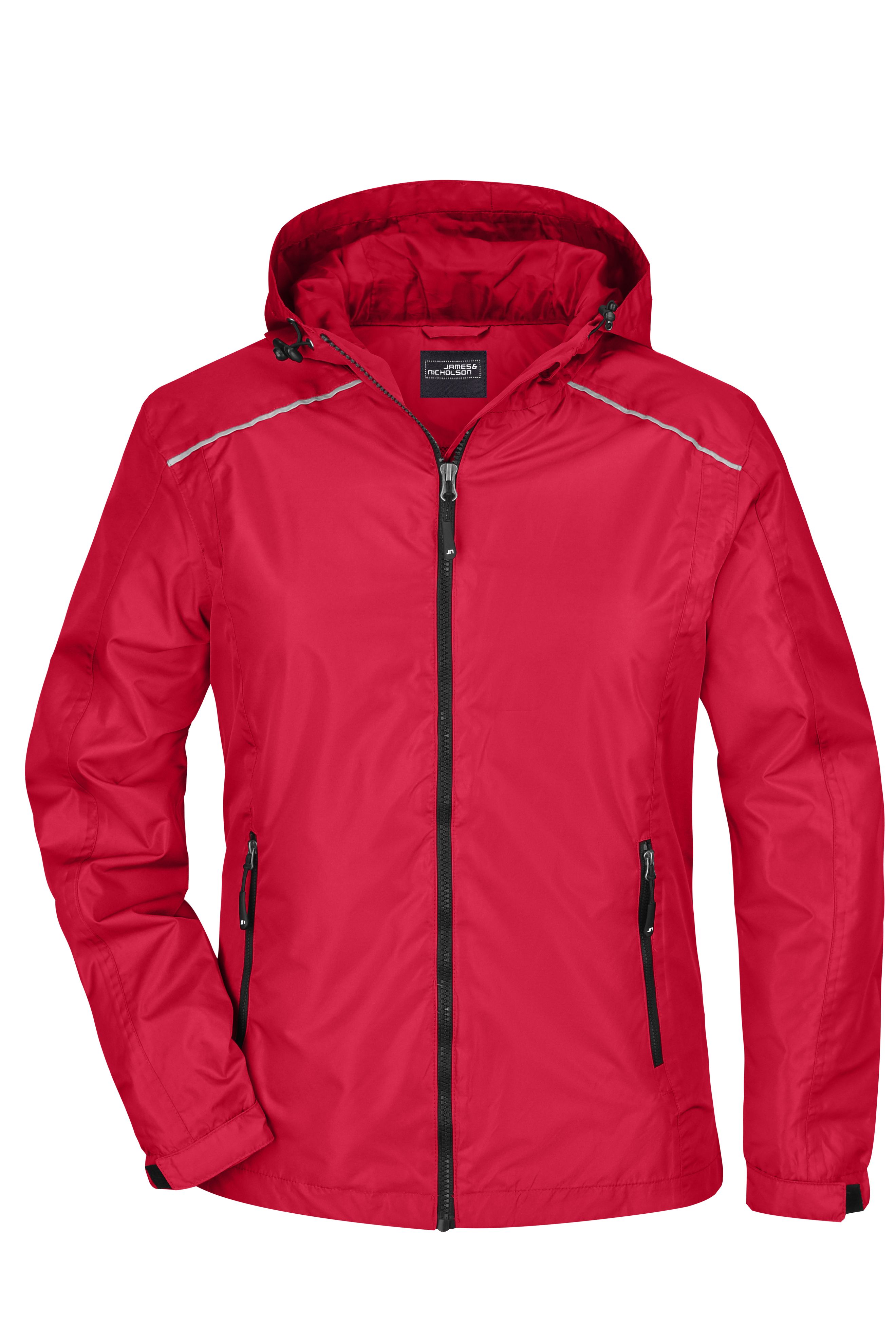 Ladies Ladies' Rain Jacket Red/blackDaiber