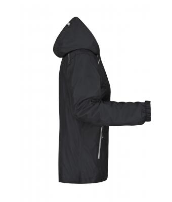 Ladies Ladies' Rainjacket Black/silver 8371