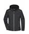 Ladies Ladies' Rainjacket Black/silver 8371