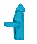 Ladies Ladies' Rainjacket Turquoise/iron-grey 8371
