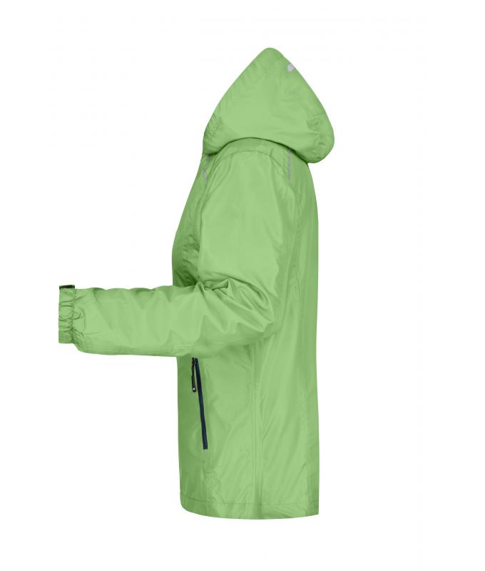 Damen Ladies' Rainjacket Spring-green/navy 8371