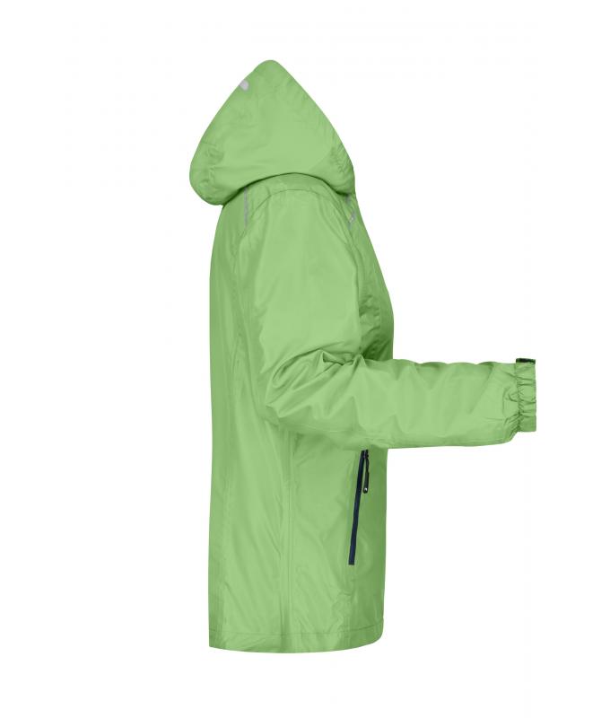 Damen Ladies' Rainjacket Spring-green/navy 8371
