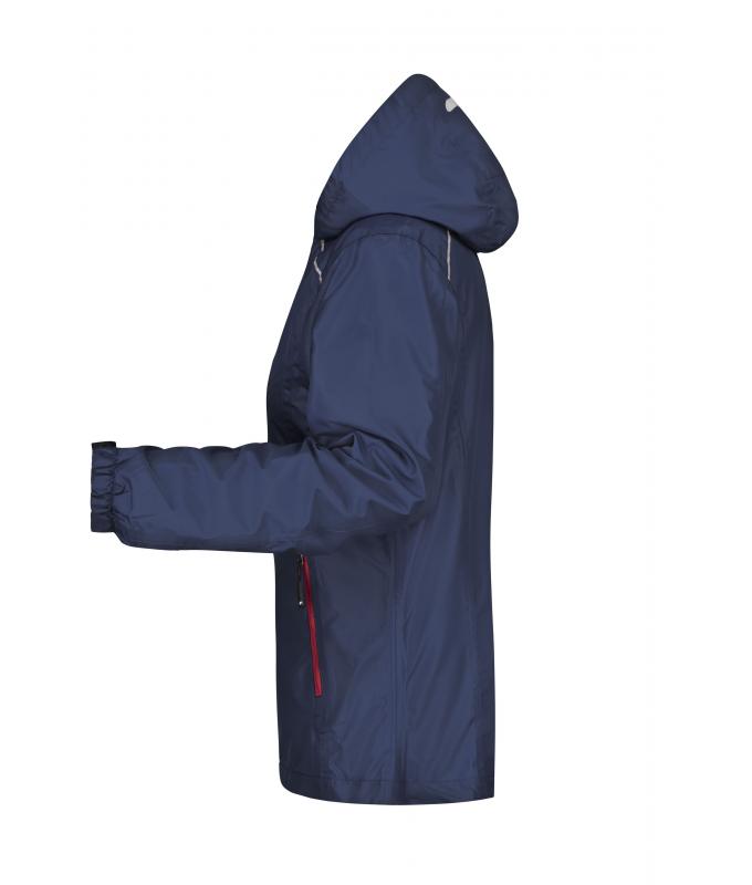 Ladies Ladies' Rainjacket Navy/red 8371