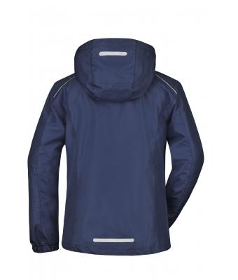 Damen Ladies' Rainjacket Navy/red 8371