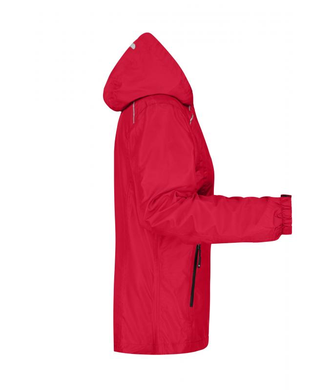 Damen Ladies' Rainjacket Red/black 8371